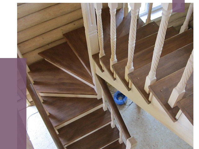 Реставрация деревянных лестниц в Тулуне от 4532 руб.