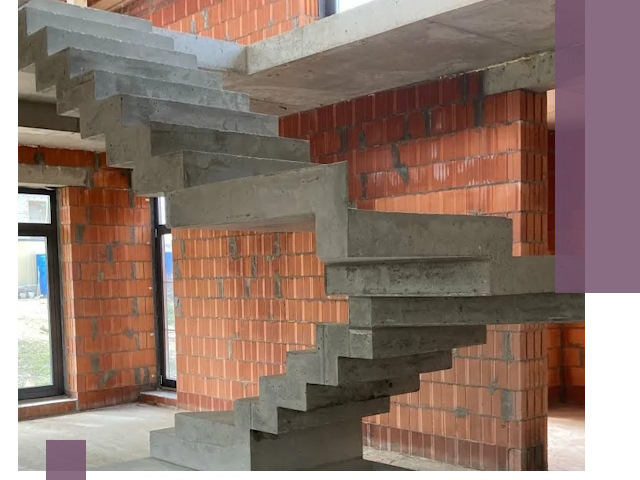 Изготовление бетонных лестниц под ключ в Тулуне