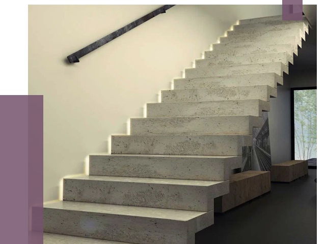 Облицовка бетонных лестниц в Тулуне от 4856 руб/м2