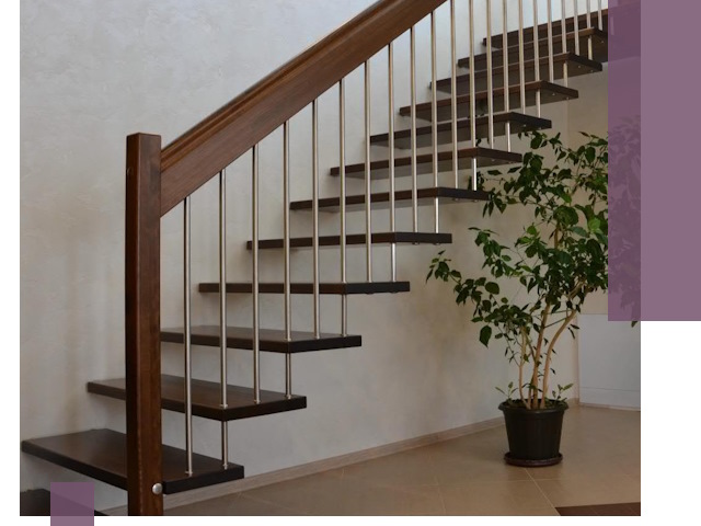 Лестницы на больцах под ключ в Тулуне – изготовление и монтаж