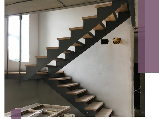 Изготовление лестниц на металлокаркасе в Тулуне от производителя