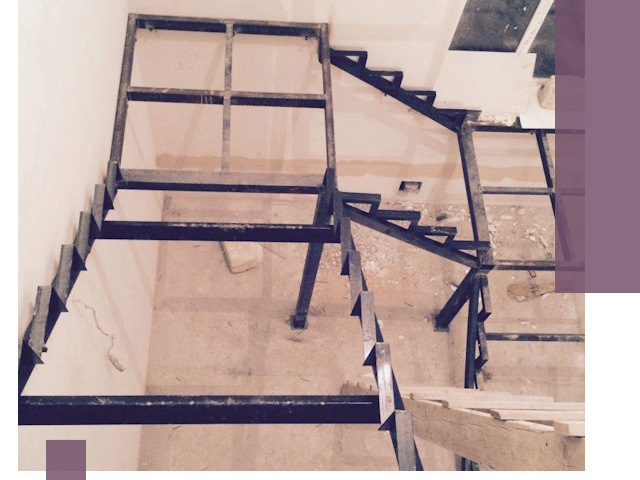 Монтаж лестниц на металлокаркасе в Тулуне быстро и качественно