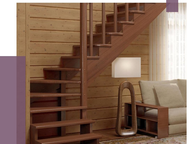 Лестницы эконом класса в Тулуне от 19260 руб. бюджетные решения