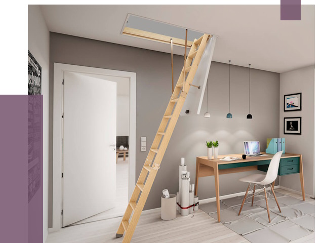 Чердачные лестницы в Тулуне — от 15376 руб. | ПРОЛЁТ-Тлн