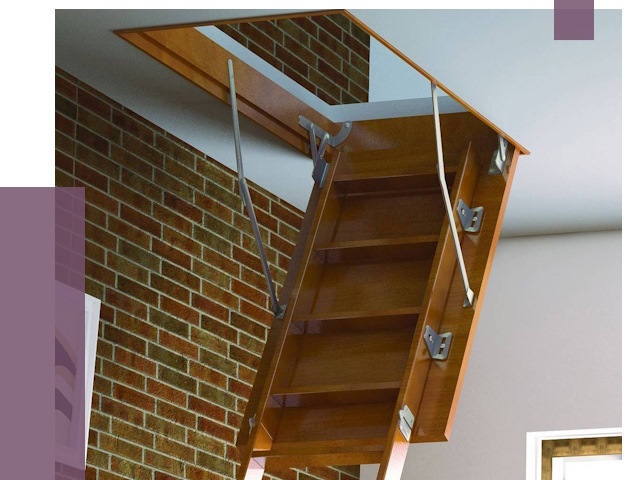 Установка чердачной лестницы в Тулуне от 8254 руб. | ПРОЛЁТ-Тлн