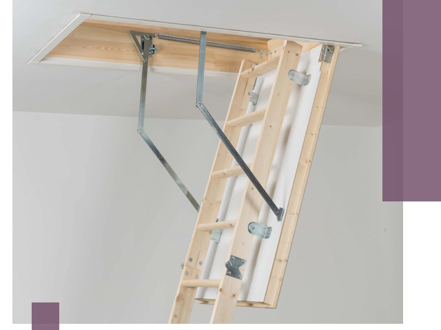 Установка чердачной лестницы под ключ в Тулуне