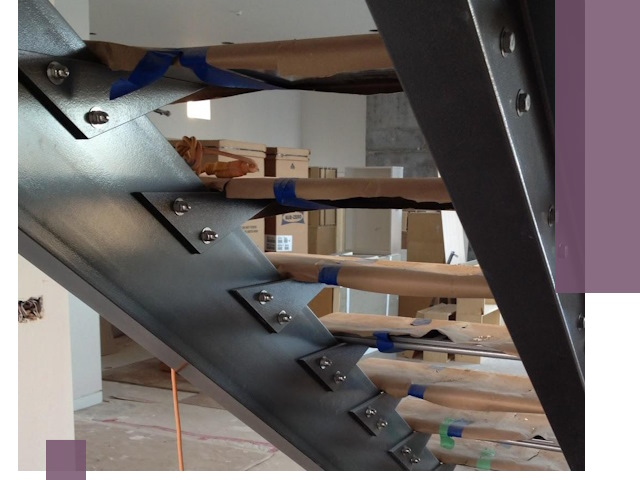 Усиление лестничных конструкций и усиление опор в Тулуне