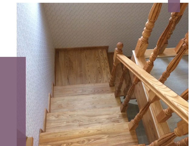 Сосновые лестницы в Тулуне под ключ от 8524 руб.  | ПРОЛЁТ-Тлн