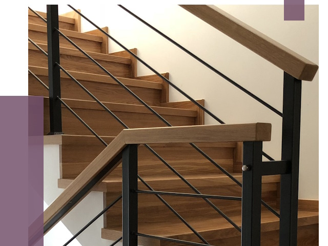 Обшивка металлической лестницы деревом в Тулуне от 4586 руб. 