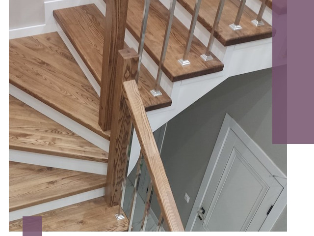 Обшивка металлических лестниц под ключ в Тулуне