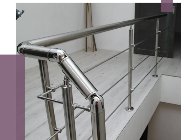Перила из нержавеющей стали в Тулуне от 9495 руб. под ключ | ПРОЛЁТ-Тлн