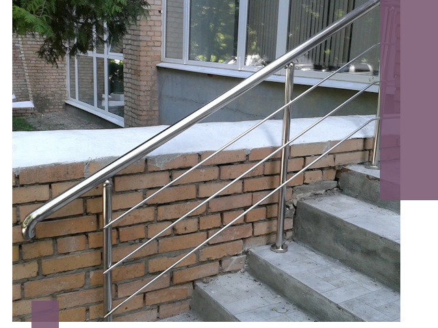 Перила из нержавеющей стали высокого качества в Тулуне