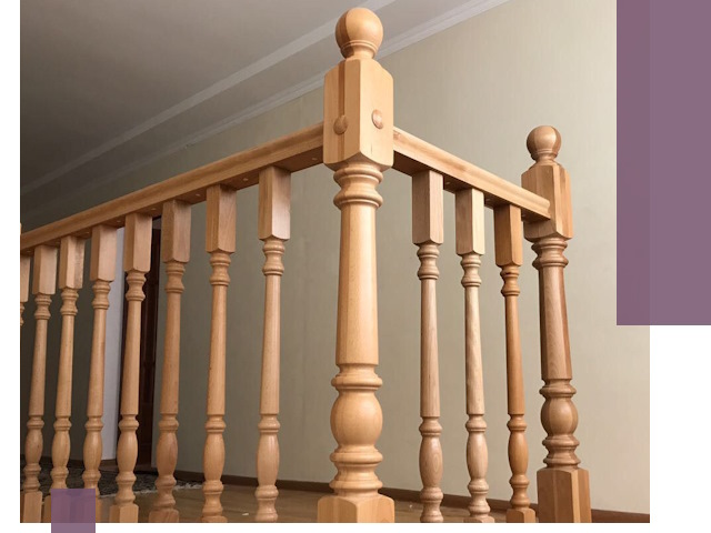 Деревянные перила на заказ в Тулуне: монтаж и изготовление