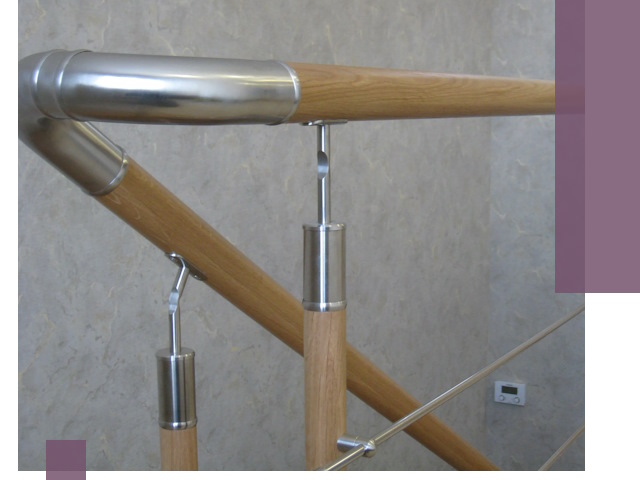 Комбинированные перила на заказ в Тулуне — монтаж и производство