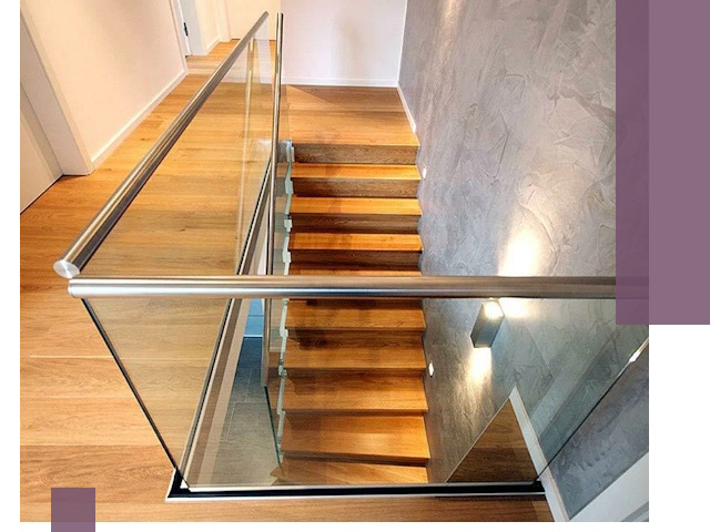 Перила для лестницы в доме — изготовление и монтаж в Тулуне