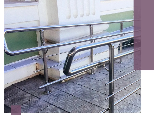 Ограждения пандусов из металла и нержавейки в Тулуне