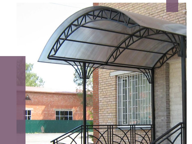 Металлические навесы и козырьки в Тулуне от 13488 руб.