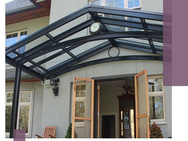 Изготовление и монтаж навесов и козырьков в Тулуне