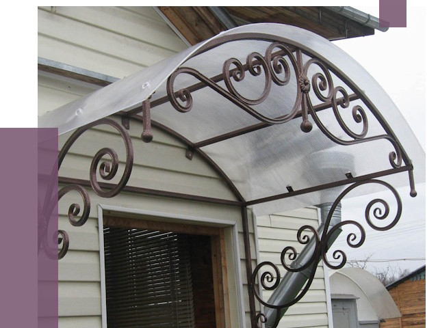 Изготовление козырьков в Тулуне от 7769 руб. — заказать | ПРОЛЁТ-Тлн