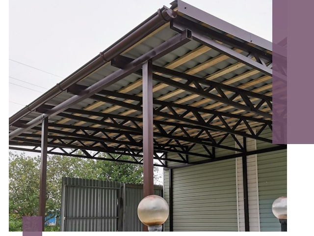 Навесы под ключ в Тулуне: изготовление, монтаж и гарантия