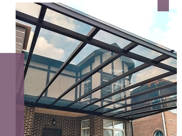 Навесы из поликарбоната в Тулуне от 9085 руб. под ключ — ПРОЛЁТ-Тлн