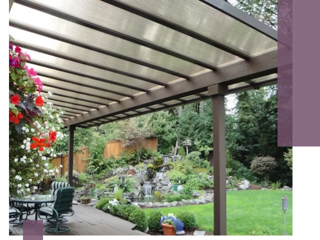 Навесы из поликарбоната под ключ в Тулуне быстро и надёжно