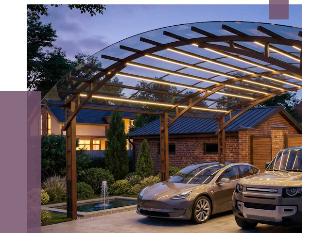 Металлические навесы в Тулуне от 13380 руб. под ключ — ПРОЛЁТ-Тлн