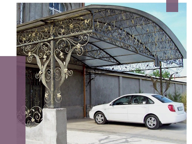 Кованые навесы в Тулуне от 15376 руб. | ПРОЛЁТ-Тлн