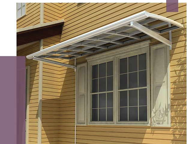Козырьки над окнами в Тулуне от 8039 руб. — монтаж, покупки | ПРОЛЁТ-Тлн