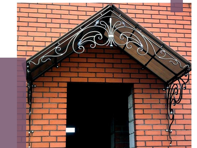 Металлические козырьки в Тулуне от 11276 руб. 