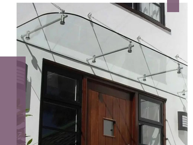 Стеклянные козырьки в Тулуне от 19962 руб. | ПРОЛЁТ-Тлн