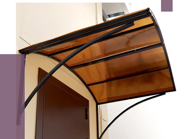 Недорогие козырьки в Тулуне от 8006 руб.  | ПРОЛЁТ-Тлн