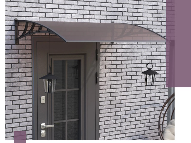 Недорогие козырьки и навесы под ключ в Тулуне