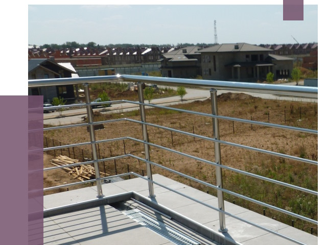 Парапеты из нержавеющей стали в Тулуне от 8416 руб. за м² | ПРОЛЁТ-Тлн