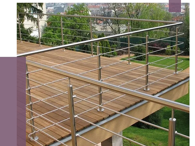 Алюминиевые парапеты в Тулуне под ключ от 8200 руб. 