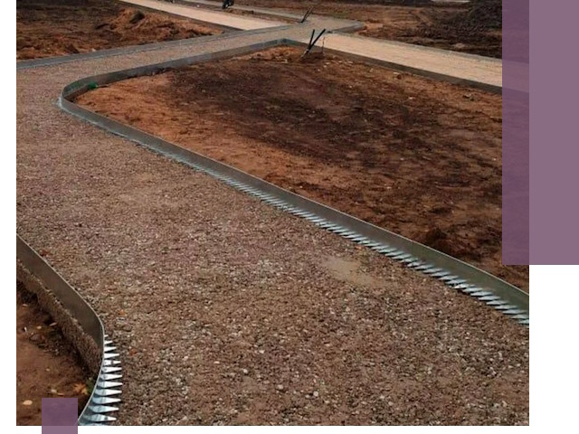 Металлические бордюры под ключ в Тулуне — изготовление и монтаж