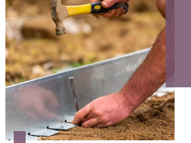 Монтаж металлических бордюров в Тулуне быстро и качественно