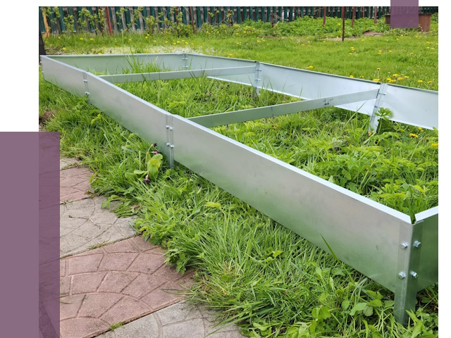 Металлические бордюры для грядок в Тулуне от 1888 руб.