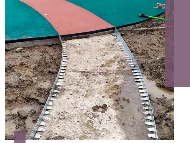 Металлические бордюры для дорожек в Тулуне — монтаж и изготовление