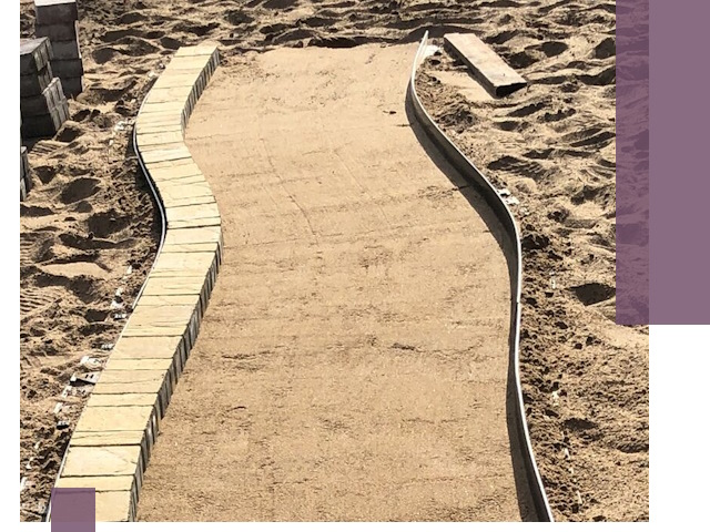 Металлические бордюры для тротуаров в Тулуне — прочные и долговечные