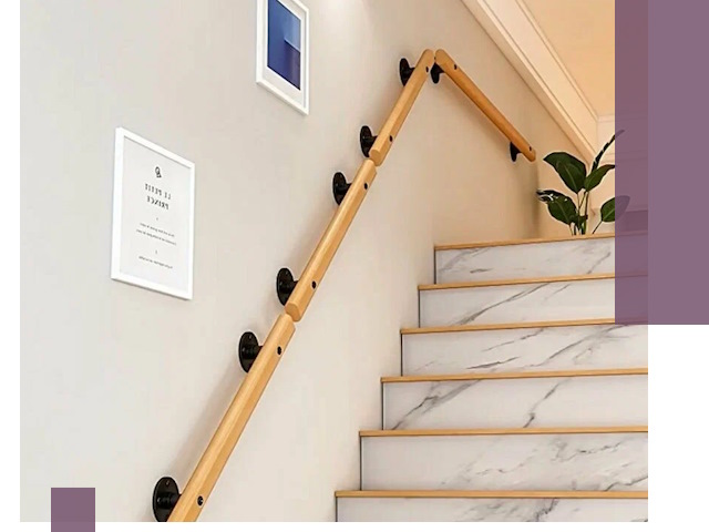 Поручни металлические и деревянные под ключ в Тулуне